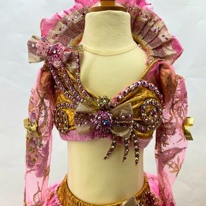 Pageant Custom‎ Glitz Swim Ultra Mega Glitz Girls 4/5 Sandra Parker Designer